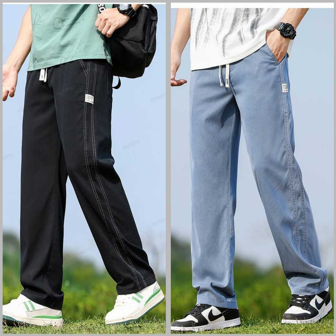 SUPER,SOFT,DENIM,TROUSER,(Black)